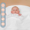 Pizuna Cotton Flat Crib Sheets 120x150cm For Babies White, 1pc