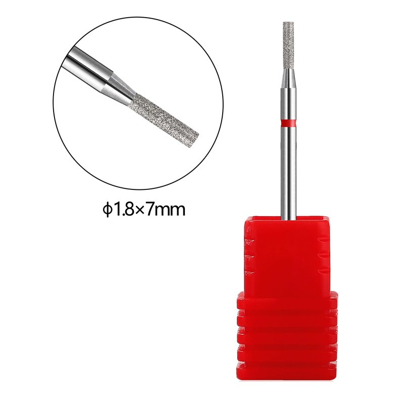 Acycoin2A 2Pcs Safety Cuticle Nail Drill Bits (Model C)