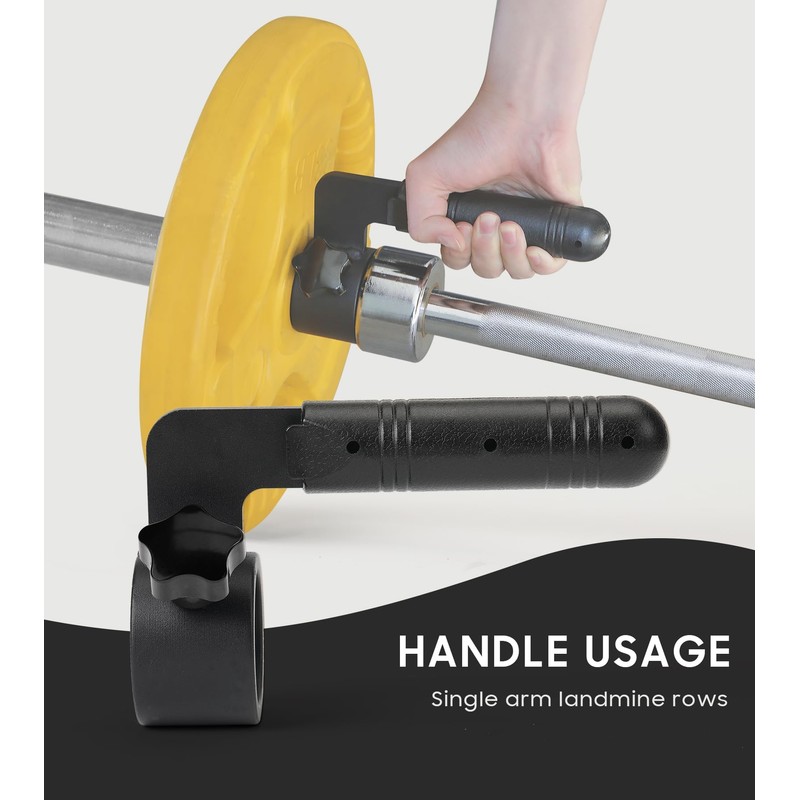 Rexhubro Heavy-Duty Belt Squat Attachment 2" 500lb Adjustable for Landmine