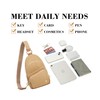 Haytijoe Straw Bag Summer Small Sling Bag RFID Blocking Crossbody