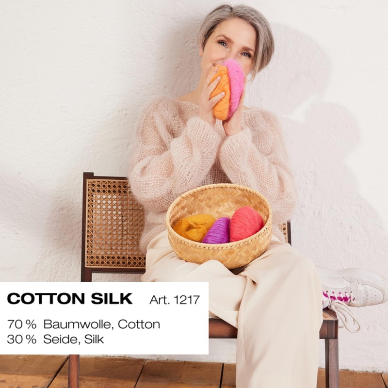 Lana Grossa Cotton Silk 004 Red