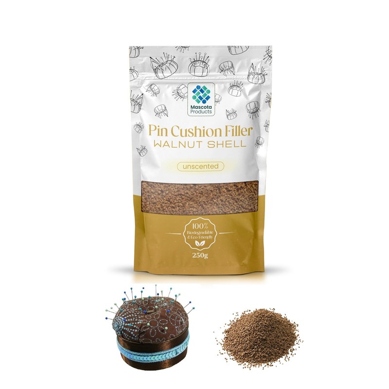 Pin Cushion Filler Walnut Shell unscented 250g