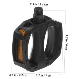 Kisangel 1 Pair Kids Bicycles Pedals Kids Cycle Pedals Bike Ride Supplies Compact Lightweight Sealed Bearing Random Color