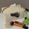 'Football Boot' Canvas Wash Bag/Makeup Case (CS00035940)