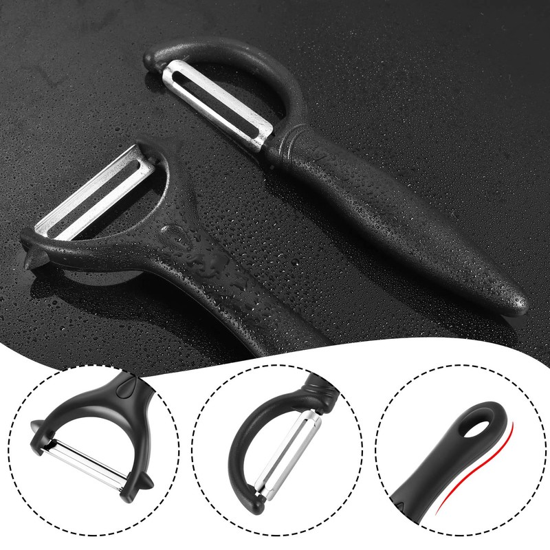2 Pcs Potato Peelers, Y-Shaped Swivel Vegetable Peeler Ergonomic Handle