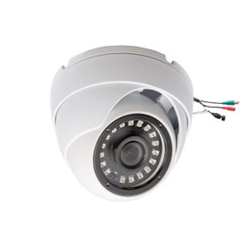 Evertech 1080p HD 2.8mm Wide Angle CCTV Security Camera 4-in-1 TVI/AHD/CVI/Analog (960H/CVBS) Day Night Vision Outdoor Indoor Weatherproof CCTV Security Surveillance Camera (White Metal Casing)