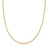 Barzel 18K Gold Plated Rope Chain Necklace - Made In