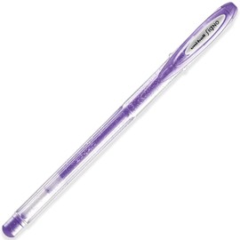 uni-ball Signo UM-120SP Gel Ink Rollerball Pens - Sparkling Violet Ink - Pack of 6