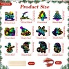 48 Sets Christmas Scratch Papers, Rainbow Christmas Scratch Art Crafts