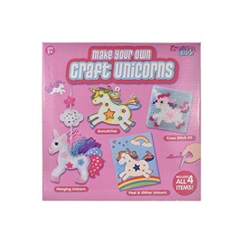 Kreative Kids TY1534 4 in 1 Unicorn Craft Set in Colour Box