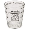 Fox Run Measurment Shot Glass, 2 x 2 x 2.25
