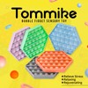 TOMMIKE Hexagon Push Pop Fidget Toy Bubble Sensory for Anxiety