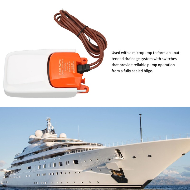 Boat Float Switch 12V 24V 32V Good Sealing Marine Submersible