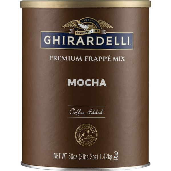Ghirardelli Mocha Frappe, Powder, 3.12 lb