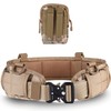Kuroobaa Tactical Belt for Survival Games, Belt, Pouch, Work, Tactical