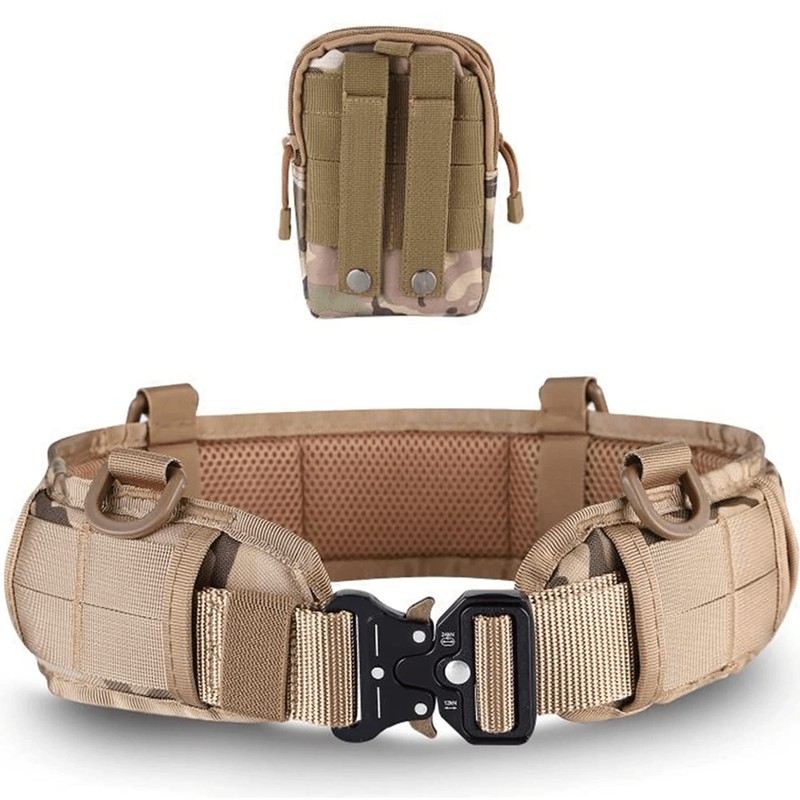 Kuroobaa Tactical Belt for Survival Games, Belt, Pouch, Work, Tactical