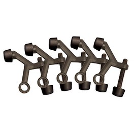 Design House Accessories 181792 Standard Hinge Pin Door Stop, 5-Pack, Oil Rubbed Bronze