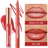 6 x Matte Lip Liner with 6 Nourishing Lip Oil