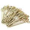 4000 Pcs Bamboo Cocktail Picks Looped Knot Skewers 4.13 Inch