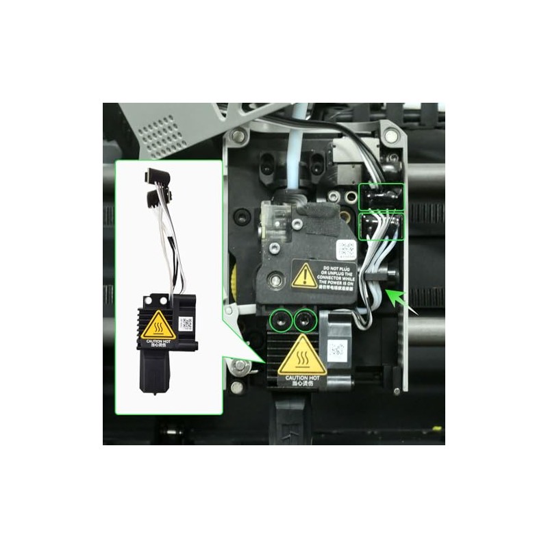Bambu LAB Original P1P Hotend P1S - Juego de hotend