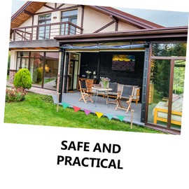 KONTONTY 12pcs Garden Property Line Markers Coated Survey Stakes for Outdoor Camping and Landscape Control Easy to Install Sharp Tips