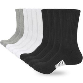 srclo Womens 5 Pairs Walking Hiking Breathable Cushioned Socks, Ladies Anti Blister Casual Crew Socks,Outdoor Multipack Performance Athletic Socks