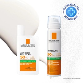 Kit Anthelios Uvmune Oil Control Fluido + Anthelios Bruma