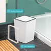 bremermann Savona cosmetic bin incl. wall mount with swing lid,