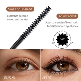 Brown Mascara for Older Women 60 Plus,Telescopic Waterproof Volumising & Lengthening Mascara,Prime Lash for Mature Thinning Ladies,Smudge-Proof & Long-Lasting,Gentle on Sensitive Eyes & Aging Lashes