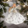 The Bridge Collection Snow Queen Ornament - White & Silver