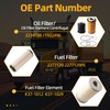 JAVOUKA Filter Maintenance Kit (4PCS) Fit for Paccar MX-13 MX13