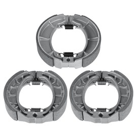 Chabushi Brake Shoe Front Rear for Honda Fourtrax Sportrax TRX90 1993-2006, TRX90EX 07-08, for Fourtrax TRX125 1985-1988 Drum Brake Shoes Set