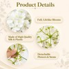 White Hydrangea Artificial Flowers Bulk, 65Pcs Silk Hydrangea Flowers