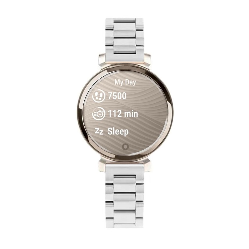 Haotop Stainless Steel Replacement Strap Compatible for Garmin Lily 2