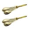 HAMILO Brass Key Chain, American Casual, Good Luck, Bull's Ball,