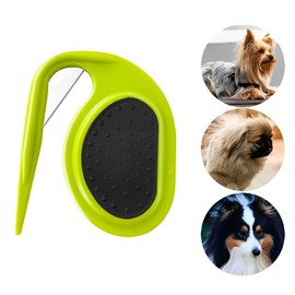 YBGGJO Pet Knot Comb, For Dogs & Cats, Pill Remover, Knotted Comb, Pilling Cutter, Thick Hair Knots, Painless, Lightweight, For Dogs and Cats, For Long Hair (Green)