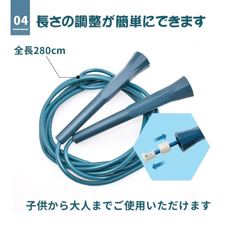 FEELCAT Jump Rope for Kids/Elementary Schools/Junior Easy to Fly Double