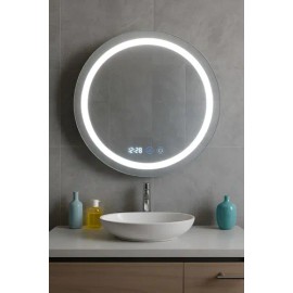 Espejo Luz Led Touch Pared Tocador Baño Vestidor 3 Luces