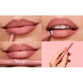 Pupa Matita Labbra Vamp! LipFull Stylo Labbra Sfumabile Effetto Volumizzante - Con Acido Ialuronico, Skincare per Esaltare al Massimo il Volume delle Labbra - In 8 Varianti Colore (007 So Peachfull)
