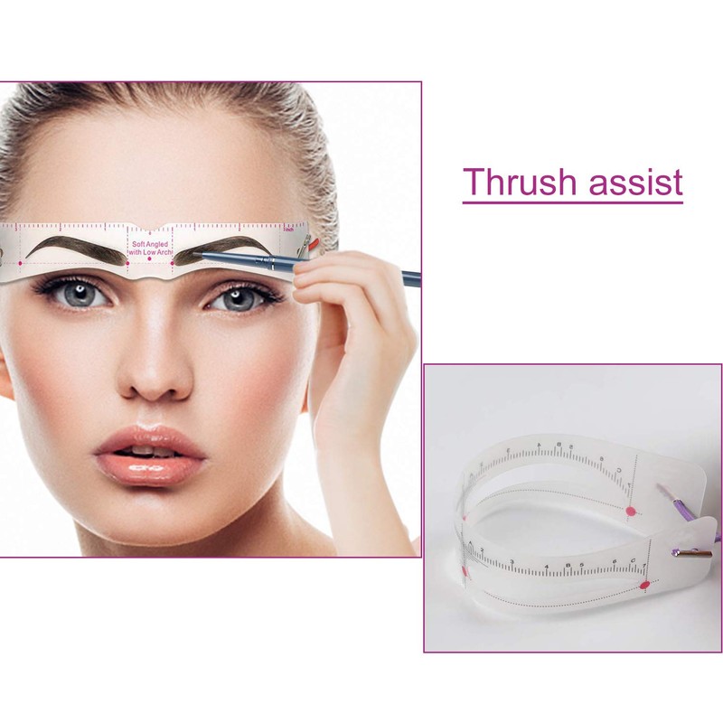 HENGBIRD 4D Eyebrow Stencil for Beginners, 12 Styles Eyebrow Stencils