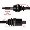 Caltric Rear Left Complete CV Joint Axle for Polaris Ranger