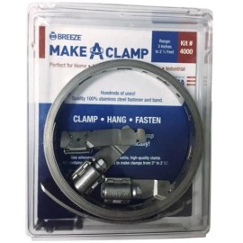 Breeze Make-A-Clamp Stainless Steel Hose Clamp Kit # 4000  Standard 8.5' Kit