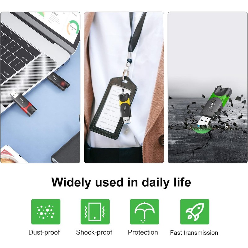 64GB USB Stick 10 Pack KEXIN USB Flash Drive Bulk