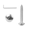 Ranstac M5 x 30mm Hex Socket Pan Head Self Tapping