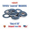 GWR Toyota 50 Toyota Lexus Oil Drain Sump Plug Layered