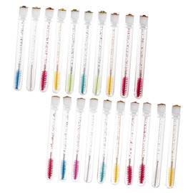 Beavorty 20pcs Diy Eyelash Extension Kit with Washable Lash Mascara Tubes Brush Random Style