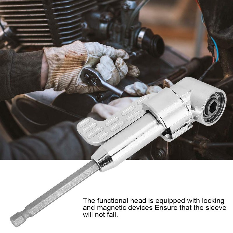 105 Degree Right Angle Drill Adapter Turn Screwdriver Drill Socket