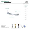 Kingston Brass DR414301 Designer Trimscape Manhattan Decor 30-Inch Grab Bar