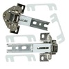 SPARES2GO Integrated Door Hinge for Bosch Fridge Freezer Hinge (Pair)