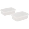 Nagao S-53 Storage Container, Easy to Clean, Square, Polypropylene, 12.8